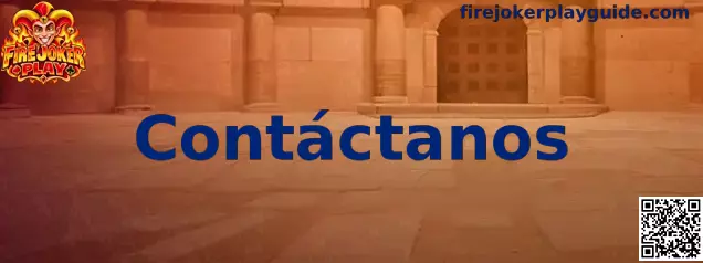 Página de contacto y soporte de Fire Joker Play